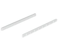 Drawer Runners Guide Rails Plastic Slides for 17mm Grooved Drawers Length 285mm Qty = 1 Pair / 2 Pieces Inc Screws