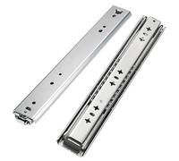 Drawer Runners,Heavy-Duty Drawer Slides for Dining Table, Full Extension Slide Rails, Kitchen Cabinet Guides, Easy Installation (1 Pair) - Durable and Reliable