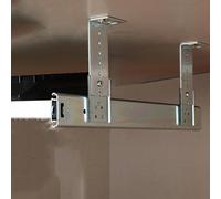 Drawer Runners,Keyboard Shelf Slide, Smooth Mute Ball Bearing Runners, Under Desk Pull Out Tray Rail for Height Adjustable Table with Telescopic Drawer Runners