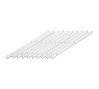 Drawer Runners Replacement,10 Plastic Drawer Guide Rails For Drawers Or Pull Out Cabinets For Keyboard Tray Cabinet Cupboard Kitchen (White-298mm)