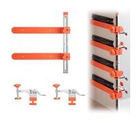 Drawer Slide Installation Jig Kit, Precision Cabinet Hardware Jig With Toggle Clamp & Magnetic Arm, for Cabinets Drawers Desks,more Easily & Quickly Install Drawer Slides (No storage bag)