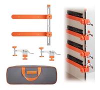 Drawer Slide Installation Jig Kit, Precision Cabinet Hardware Jig with Toggle Clamp & Magnetic Arm, for Cabinets Drawers Desks,More Easily & Quickly Install Drawer Slides (with Storage Bag)