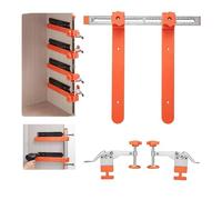 Drawer Slide Installation Jig Kit,Precision Cabinet Hardware Jig with Toggle Clamp & Magnetic Arm,Punch Locator,Drawer Slide Tool for Fast Drawer Installation on Cabinets (No storage bag)