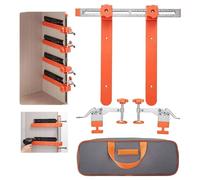 Drawer Slide Installation Jig Kit,Precision Cabinet Hardware Jig with Toggle Clamp & Magnetic Arm,Punch Locator,Drawer Slide Tool for Fast Drawer Installation on Cabinets (Includes a storage bag)