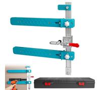 Drawer Slide Jig, Violetfox Drawer Slide Installation Jig with Toggle Clamp & Magnetic Arm, Cabinet Hardware Jig Punch Locator for Cabinets Drawers Desks Fast & Easy Accurate Installation