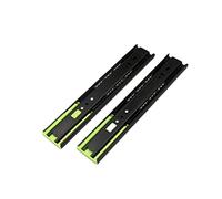 Drawer Slides 18 Inch, Soft Close Metal Ball Bearing Rails, Side Mount Full Extension Glides for Cabinets, 100LB Load Capacity, 3 Pairs of Kitchen Drawer Hardware