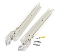 Drawer Slides 25 30 35 40 45 50 55cm Cabinet Drawer Runners - 1 Pair Thick Steel Guide Slides Heavy Duty 40kg Load, for Dresser Or Kitchen Furniture Drawer Tracks