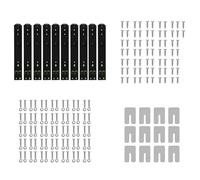 Drawer Slides 5 Pair Full Extension Drawer Slides Rails 12/14/16 Inch 100LB Capacity Heavy Duty Ball Bearing(14 Inch)