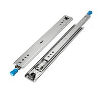 Drawer Slides 53MM Full Extension Ball Bearing Drawer Slide with Locking Side Mount Drawer Rail Roller Drawer Slides 1 Pair