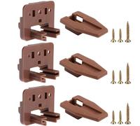 Drawer Slides and Guides, 3Pack Plastic Drawer Replacement Part for Center Mount Drawer Slides Track Guide Glide for Dressers Bottom Mount and Kenlin Rite-Trak 1 Drawer Systems