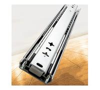 Drawer Slides Runners for Drawer Heavy Duty Drawer Slides, 3-Folds Full Extension Ball Bearing Locking Industrial Drawer Slides, 265 Lb Load Capacity