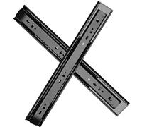 Drawer Slides, Soft Close Ball Bearing Drawer Slides, Full Extension Side Mount Sliding Furniture Slides Drawer Drawer Slides Kitchen Cabinet Slides Hardware, 1 Pair Drawer Slides Side Mount(25cm/9.8i