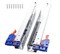 Drawer Slides Undermount Drawer Slides 18inch 20inch 22inch Soft Close Drawer Slide 3 Folds Full Extension Metal Ball Bearing Drawer Runner Rails 45kg 1pair