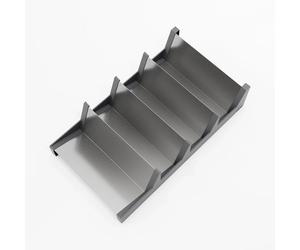 Drawer Spice Holder | 35.6x20.5 cm | Blum AMBIA-LINE | Orion Grey | Spice Rack, Spice Organiser