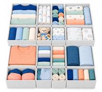 Drawer storage system, underwear organiser, drawer organiser, 16-piece set