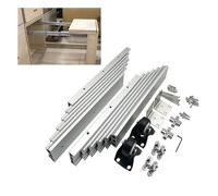 Drawer Type Dining Table Rail Bar Full Extension Table Slide Hinge for Concealed Table Desk Kitchen Countertop