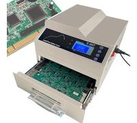 Drawer-Type Reflow Soldering Machine, Desktop Reflow Oven, Professional Infrared Hot Air Welding Machine, Infrared Hot Air Heater,T937-110V