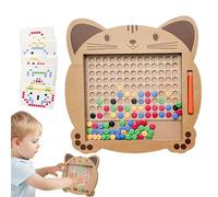 Drawing Board - Doodle Board | Magnetic Drawing Board | Dot Art Doodle Toys Drawing Board, Versatile Magnet Puzzle Board Games, Interactive Learning Activities - Cat Dot Art Doodle Board Toys
