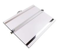 Drawing Board with Adjustable Clear Ruler, Magnetic Clamp Strip, Locking System for Artists, Students, Architects, Designers - 26.3 x 17.7 in