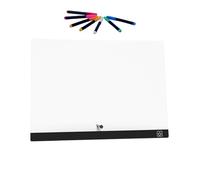 Drawing Board with LED Light for Kids | Erasable Drawing Utensils - Erasable Board with Light - For Preschool Children Daycare Classrooms Home Office School Playroom Activity
