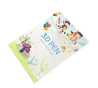 Drawing Book for 3D Pen - Paper Graffiti Template Set with 40 Reusable Patterns | Stencils for Boys Girls Creative Art | Includes 2 Clear Plates | Fun Educational Accessory for Craft and School Pr