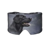Drawing Dog Labrador, Full Eye Covers Light Blocking Eye Mask Sleep Eye and Ear Muffs