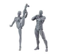 Drawing Figures Model 2PCS 5.91 Inch Male Female Action Figure Poseable Drawing Mannequin for Artists