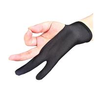Drawing Glove, Two-Finger Gloves Graphic Tablet, 2-Piece Left and Right Hand Breathable Artist Wraps, Smudge-Preventing Design for Sketching Digital Art Paper Drawing