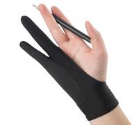 Drawing Gloves - Elastic Gloves | Artist Glove | Two-Finger Artist Glove For Right Hand And Left Hand | Wrist Protectors | Digital Drawing Glove For Graphics Drawing, Monitor Painting