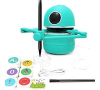 Drawing Learning Robot 3-8 Years Old Intelligent Automatic Drawing and Spelling Math Toy 80 Cards 4 Books, Gift for Boys and Girls