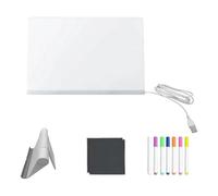 Drawing Light Tablet, Dry Erase Painting Toys with Adjustable Stand and Pen 7 Colours - LED Drawing Board for Children, Home