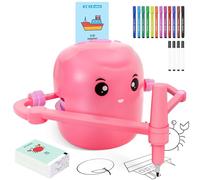 Drawing Machine for Children with 150 Learning Cards and 17 Colourful Pens, Intelligent Interactive Language Painting Machine, Step-by-Step Drawing Guide for Boys and Girls