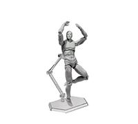 Drawing Mannequin, Customizable Action Figure Body with Holder for Sketch Practice, Durable PVC Figure for Artists, Photography Props and Anatomy Study