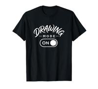 Drawing Mode On Funny Sketcher Artist Illustrator Value Graphic T-Shirt