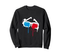 Drawing of 3D glasses in graffiti style Sweatshirt