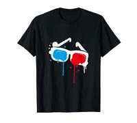 Drawing of 3D glasses in graffiti style T-Shirt