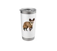 Drawing of a bat-Eared Fox Stainless Steel Insulated Tumbler