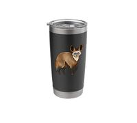 Drawing of a bat-Eared Fox Stainless Steel Insulated Tumbler