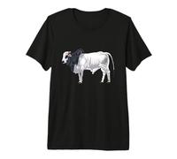 Drawing of an American Brahman Cattle Premium T-Shirt