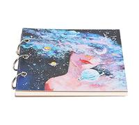 Drawing Pad Spiral Bound Artist Drawing Books Durable Acid Free Drawing Paper for Kids Adults Drawing Painting Sketching Art Supplies(White)