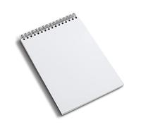 Drawing Paper Pad A4, 50 Sheets 160gsm White, Spiral Bound Sketchbook | 210 x 297 mm, pencil charcoal pen and light washes, lies flat, tear-off sheets, made in Germany