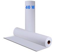 Drawing Paper Roll, White Arts Paper Roll, 44cm x 40m Recycled Wrapping Paper Easel Paper Painting Sketching for Toddlers Children Kids Students,1PC (44cm x 40m)