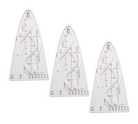 Drawing Parabolic Template Measuring Tool Draft Ruler for Students Stencil Template Parabola Precisions Drawing