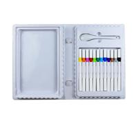 Drawing Pens - 12 Color Artistic Water Floating Erasable Markers for Kids Learning, Creative Fun with Magic Spoon for Drawing Practice, Classroom School Home Supplies, 9.69x1.38x6.85 Inches