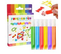 Drawing Pens - 4.21x0.55 Inch Dimensions, 6 Piece Multi Marker Set, Crafting Tool | Classroom Activity Birthday Gift Idea Preschooler Stationery Home Diy School Student Coloring Effortless Setup