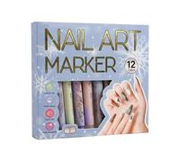 Drawing Pens - Easy Cleanness Effortless Nails Smudge Resistant, Modern, High Pigmentation 12, Pieces, Women | Multipurpose Outdoor Indoor Utility Compact Sturdy
