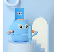 Drawing Robot, Automaton Toys, Educational Drawing Robot Toy, With Voice Interaction, With 100 Word Cards, For Playrooms And Classrooms, Smart Painting Toy, With Color Pens(Blue)