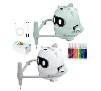 Drawing Robot - Educational Smart Toy, Interactive Tracing Projector, Voice Guided Learning | Kids Arts Classroom Flower Preschool Home Park Leisure Family Time Indoor Thanksgiving Creative Play