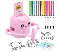 Drawing Robot for Children with 150 Cards, Interactive Learning Robot with Voice Interaction, Montessori Drawing Learning Toy for Boys Girls Birthday Gift 5