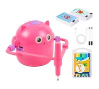 Drawing Robot for Kids - Blue, Learn Words With Coloured Pens, Interactive Robot Machine With Cards, Educational Drawing Toy, Step By Step Instructions | Classroom, Study, Living Room, Bedroom